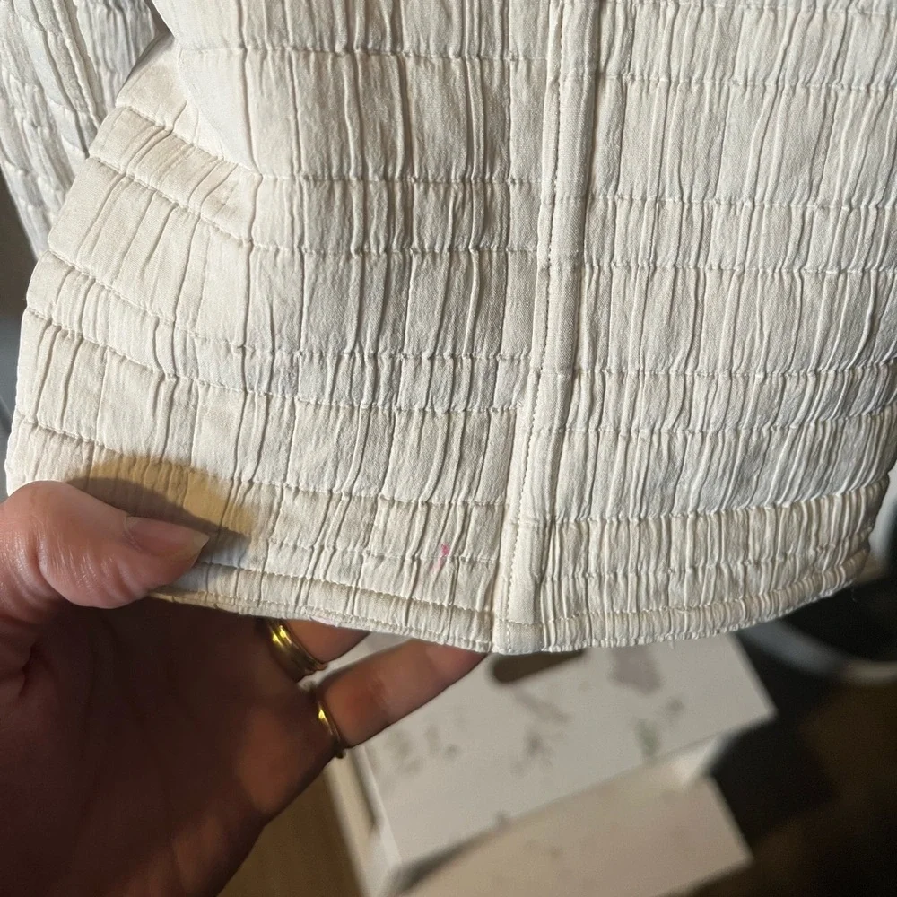 Beautiful Lululemon Serene Travels Wrap blazer jacket in Light Ivory